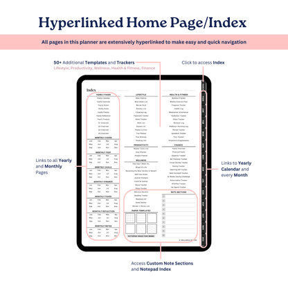 All-In-One Digital Planner 2025-2026