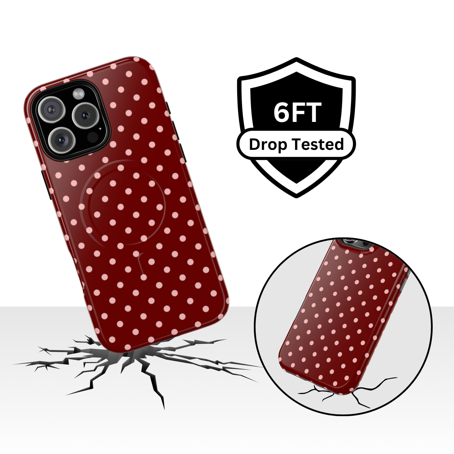 Polka Dot Cherry Case