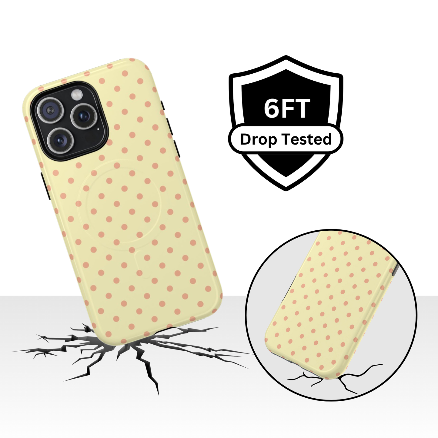 Polka Dot Meringue Case