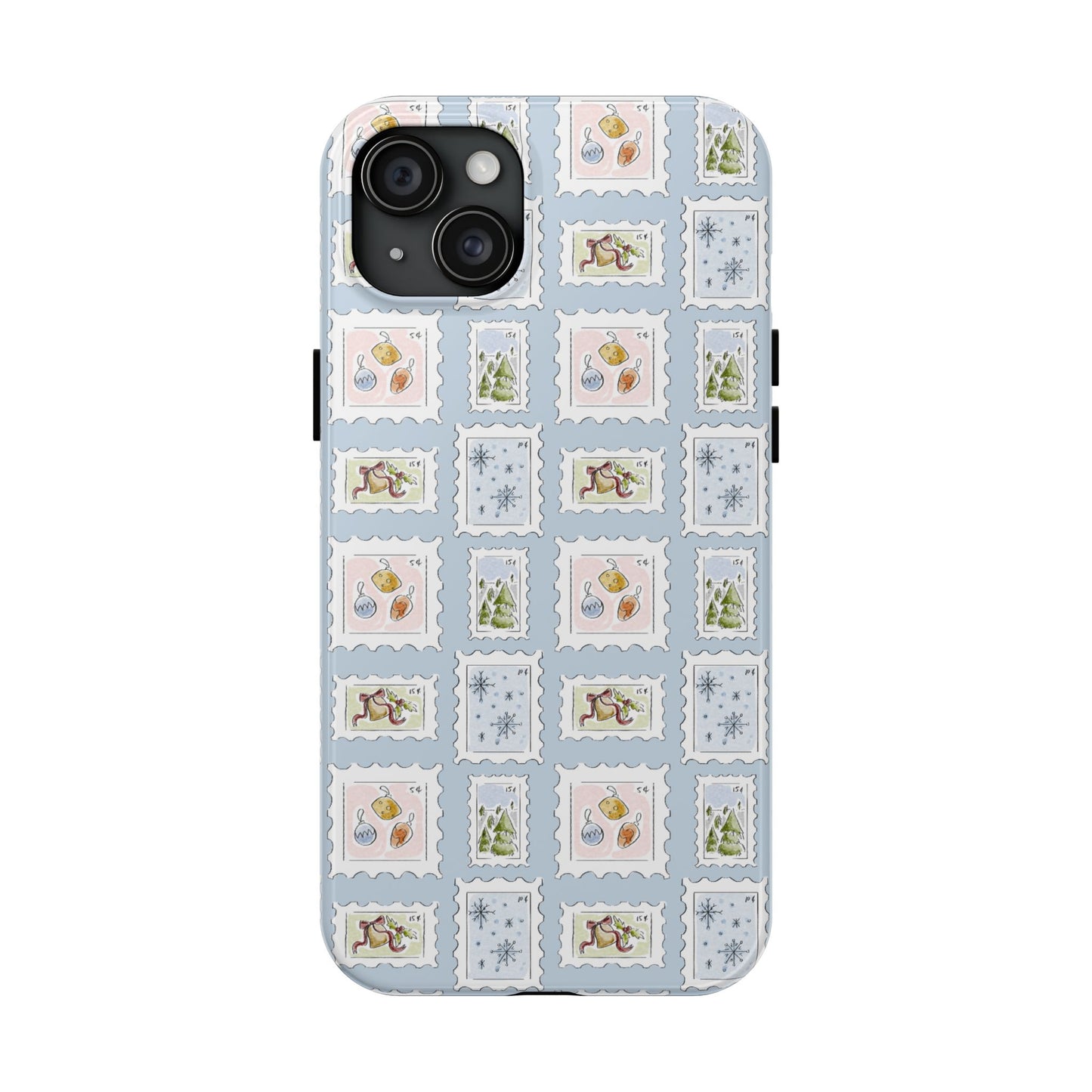 Winter Blues Stamp Phone Case