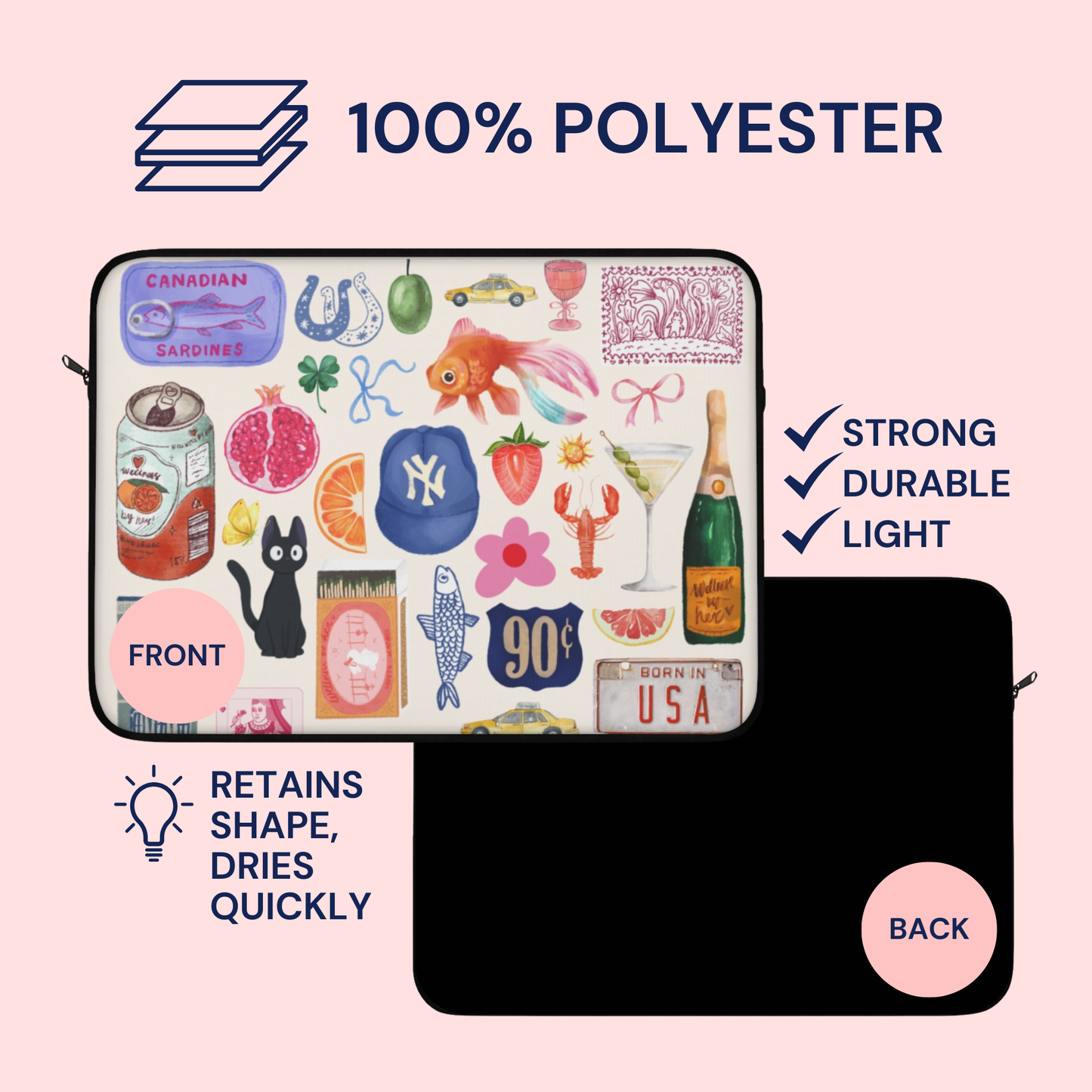 Cool Girl Laptop Sleeve