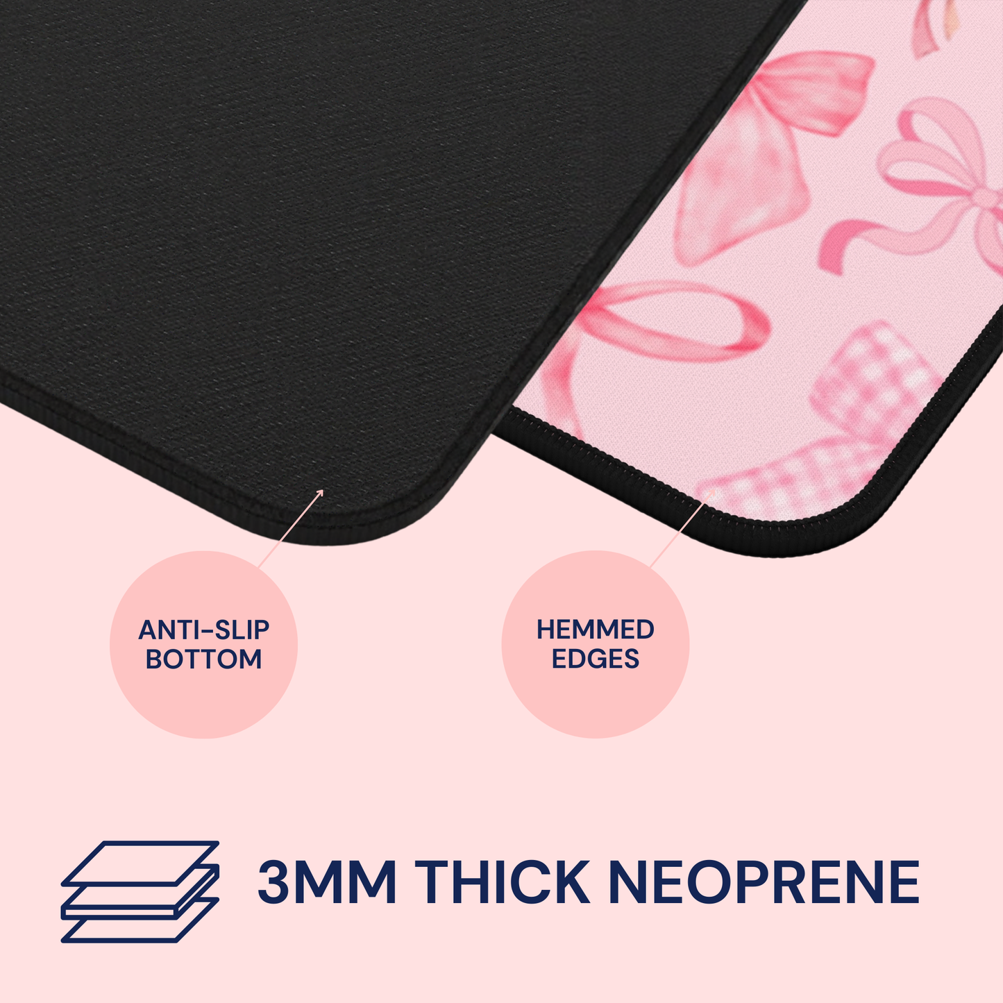 Pink Ribbon Dreams Desk Mat