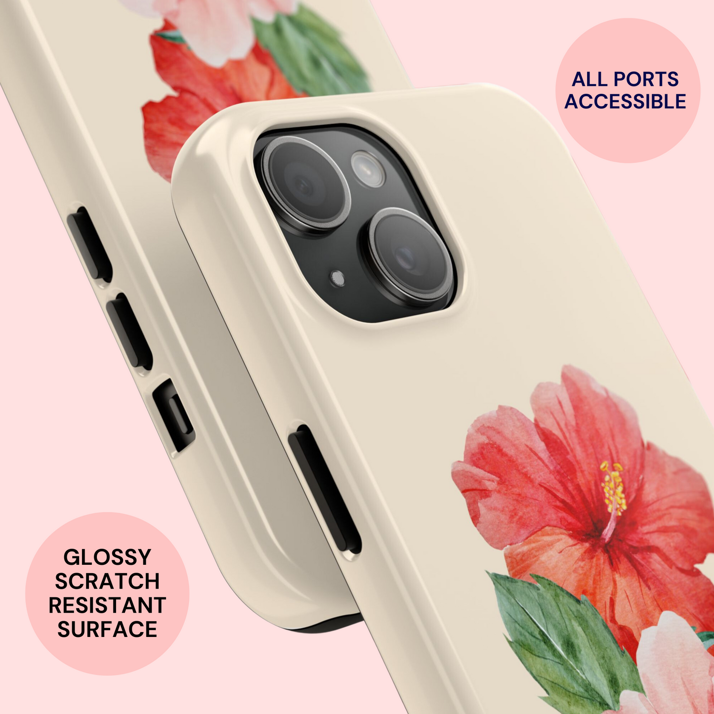 Sunset Hibiscus Case