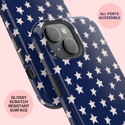 Stars Case - Dark Blue