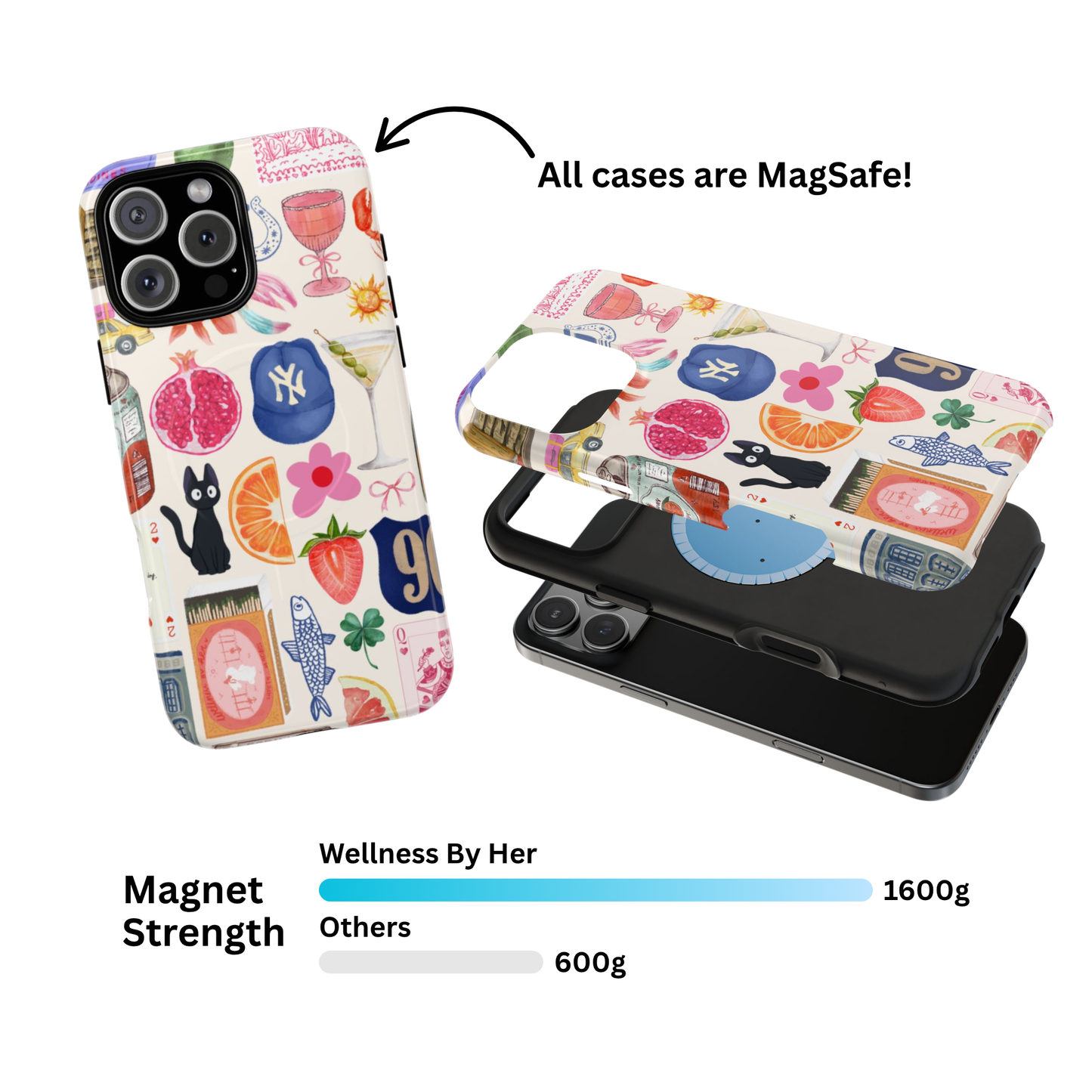 Cool Girl Collage Phone Case