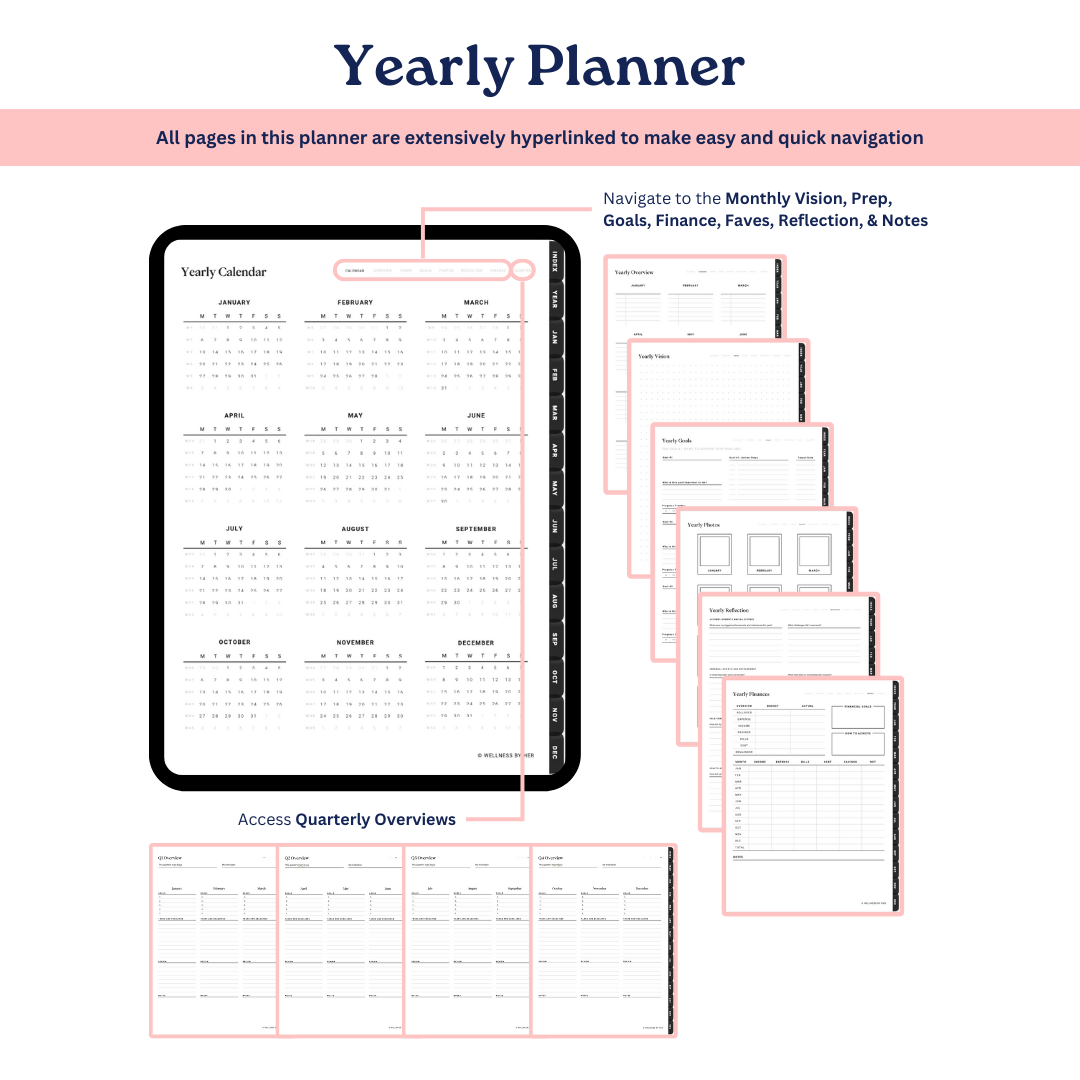 All-In-One Digital Planner 2025-2026