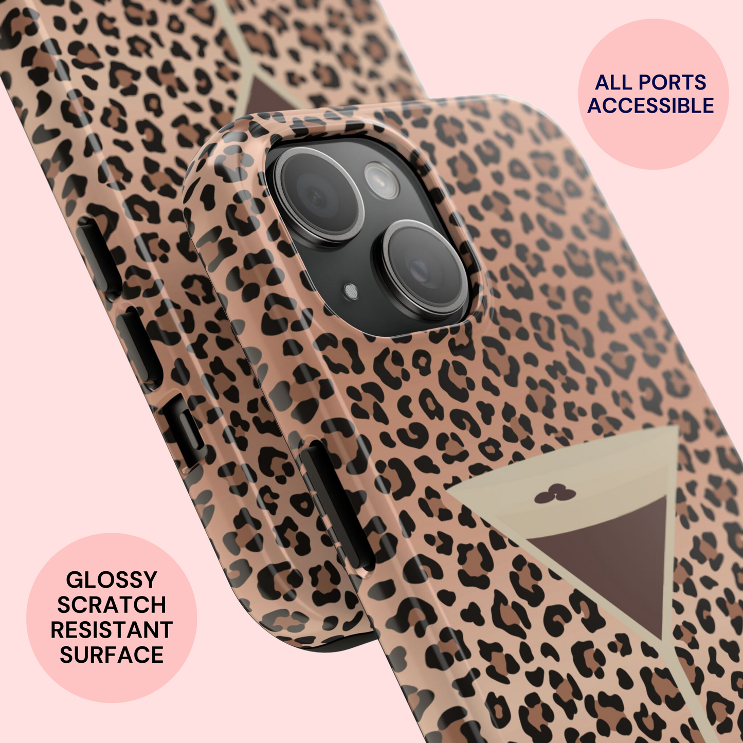 Espresso Martini Cheetah Case