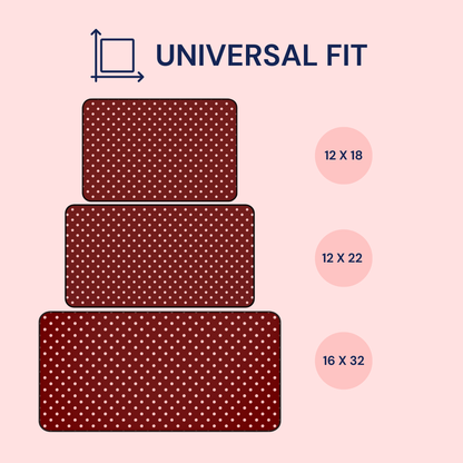 Polka Dot Cherry Desk Mat