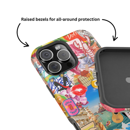 European Summer Collage Phone Case