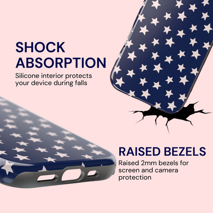 Stars Case - Dark Blue