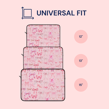 Pink Ribbon Dreams Laptop Sleeve