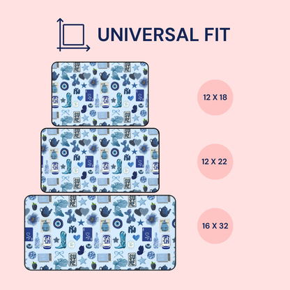 The Blues Desk Mat
