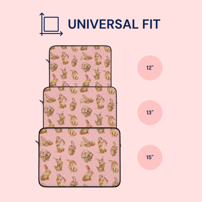 Bunny Bows Laptop Sleeve
