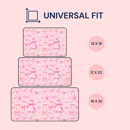 Pink Ribbon Dreams Desk Mat