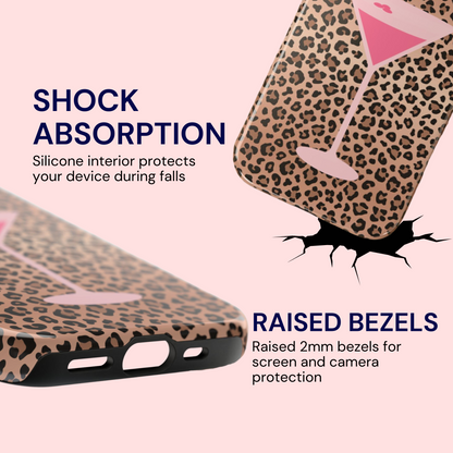 Espresso Martini Cheetah Case (Pink)