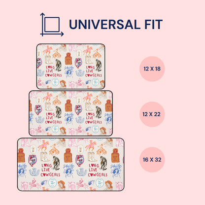 Long Live Cowgirls Desk Mat