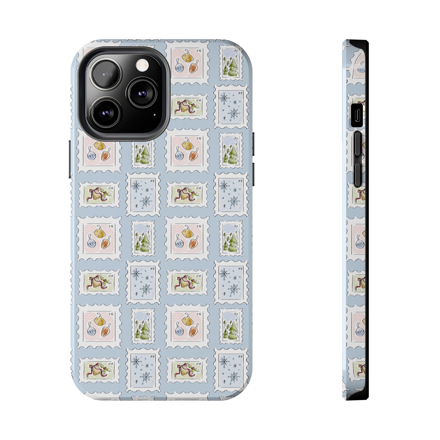 Winter Blues Stamp Phone Case