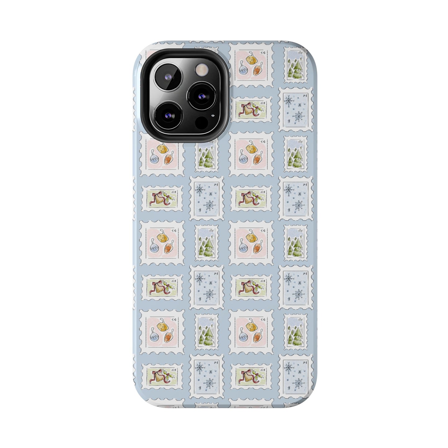 Winter Blues Stamp Phone Case