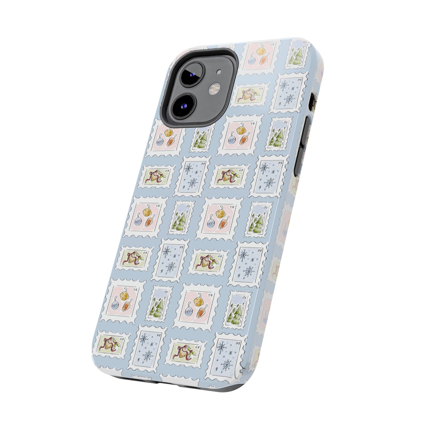 Winter Blues Stamp Phone Case