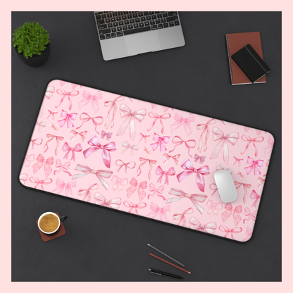 Pink Ribbon Dreams Desk Mat