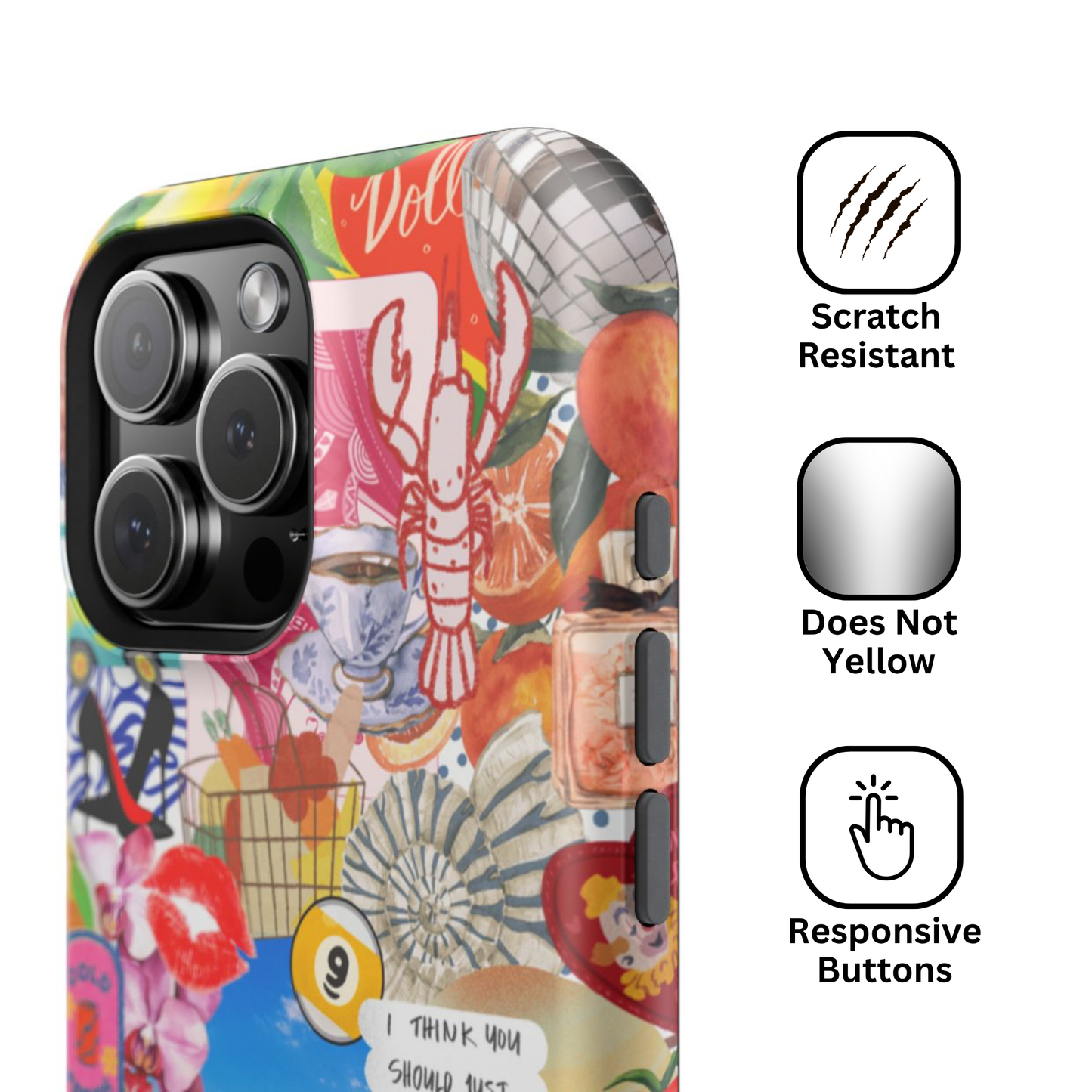 European Summer Collage Phone Case