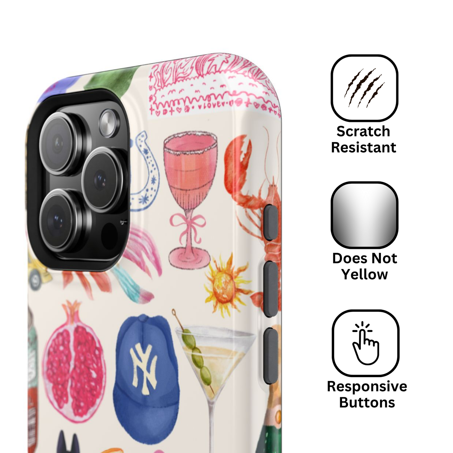 Cool Girl Collage Phone Case