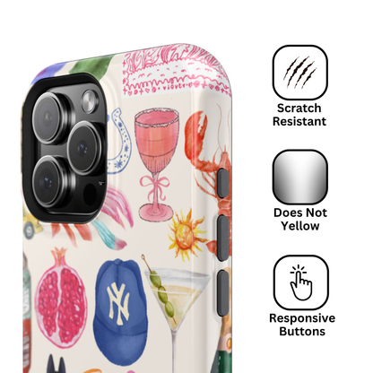 Cool Girl Collage Phone Case