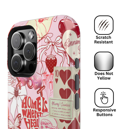 Lucky You Red Collage Phone Case