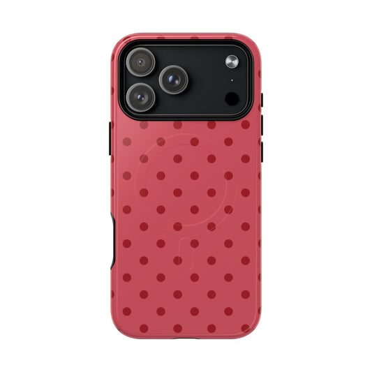 Watermelon Pink Polka Dot Case