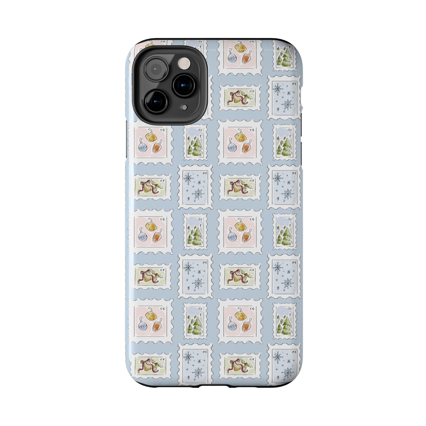 Winter Blues Stamp Phone Case