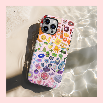 Rainbow Collage Phone Case