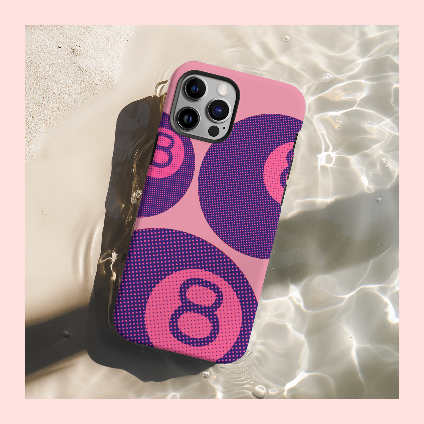 8-Ball Fuchsia Case