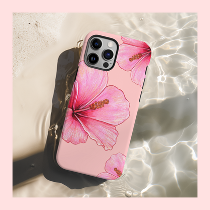 Hibiscus Paradise Pink Phone Case