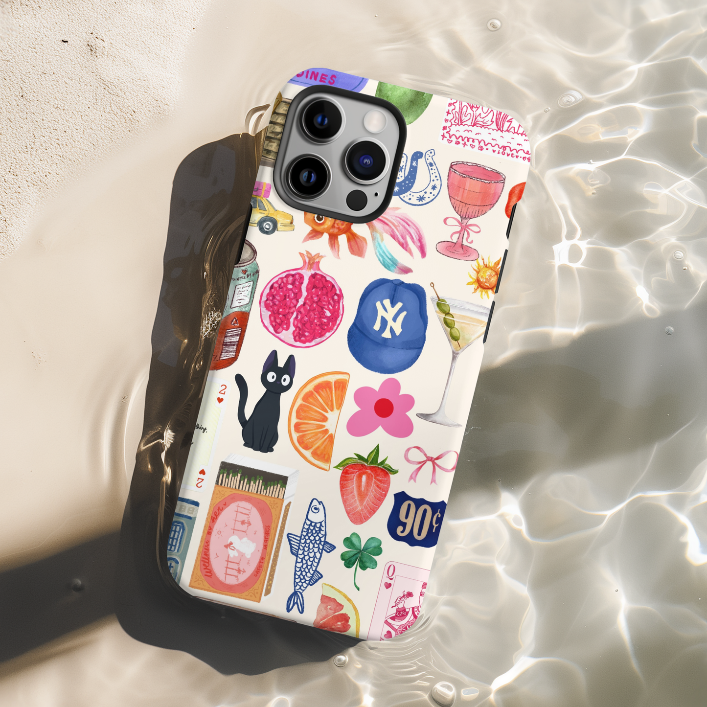 Cool Girl Collage Phone Case