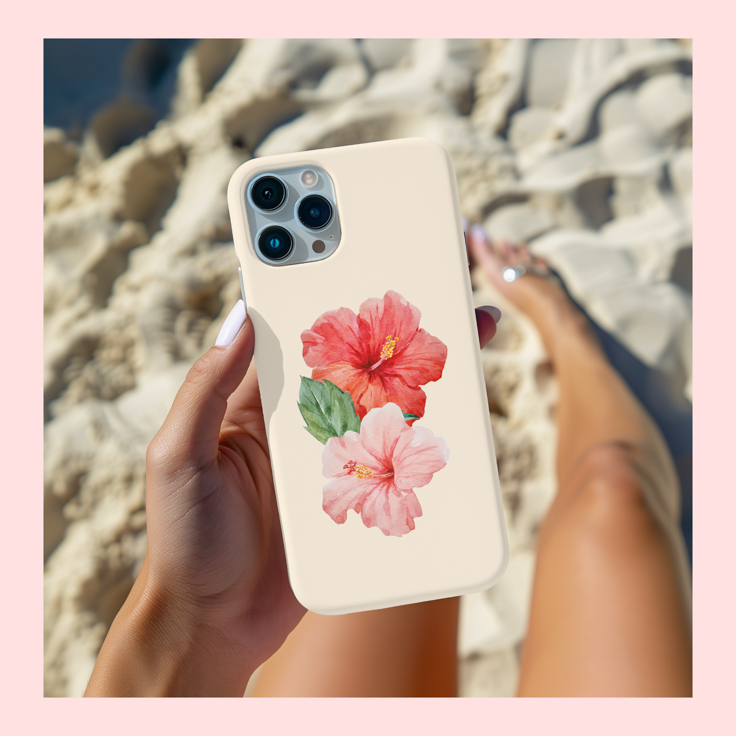 Sunset Hibiscus Case