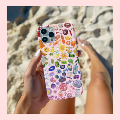 Rainbow Collage Phone Case