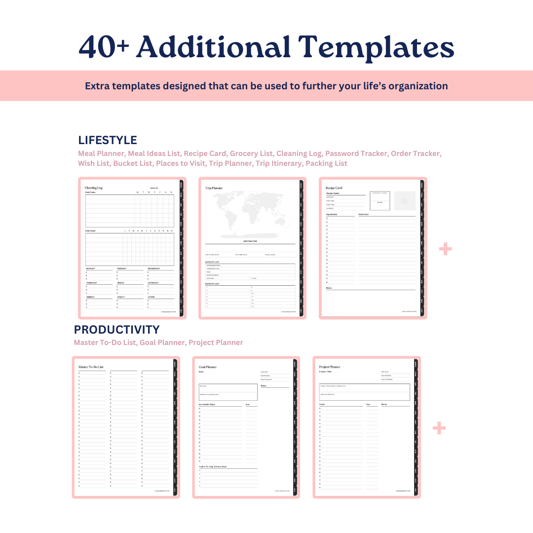 All-In-One Digital Planner 2025-2026