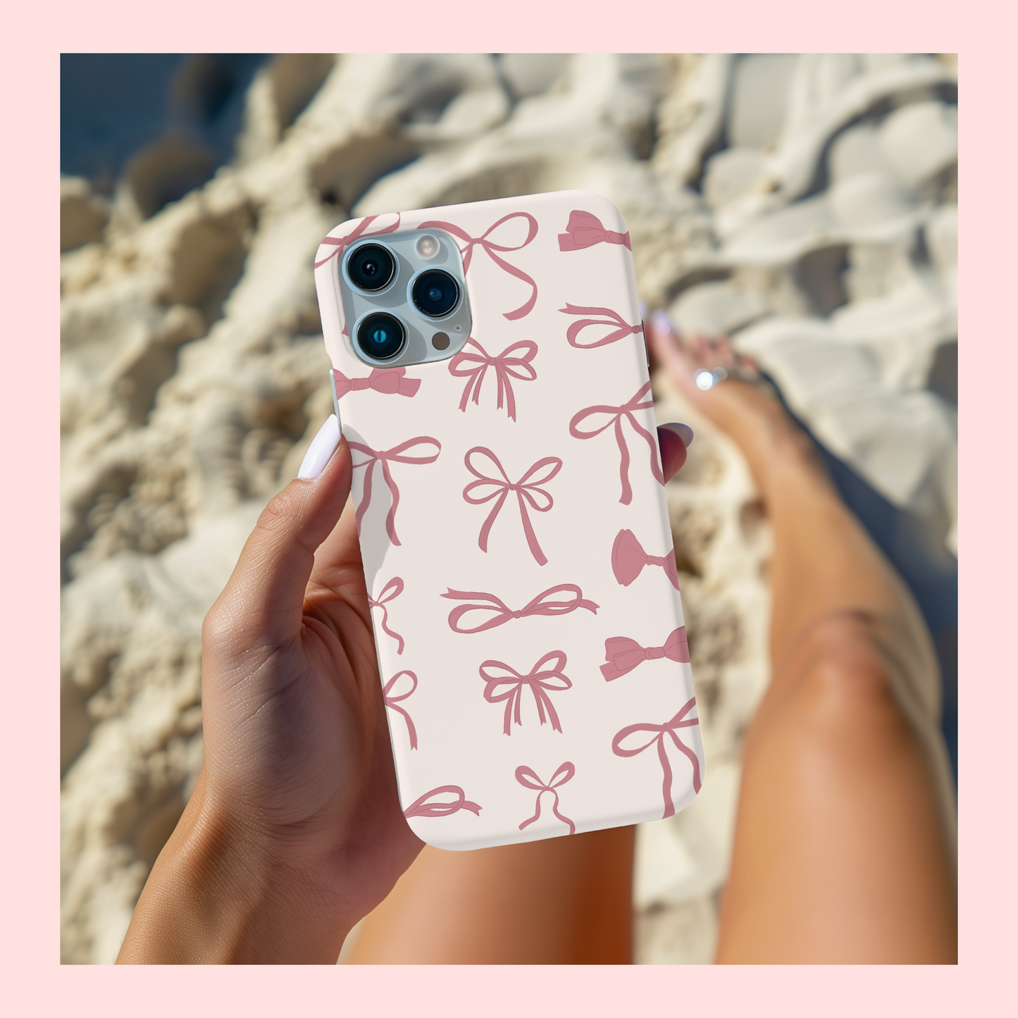 Pink Bow Phone Case