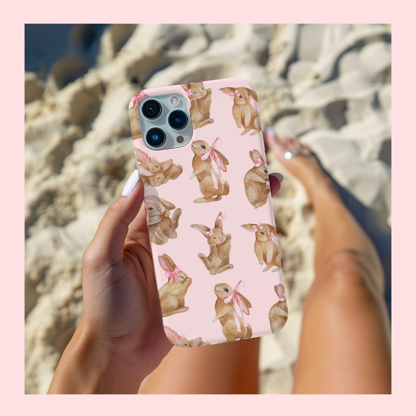 Bunny Bows Phone Case