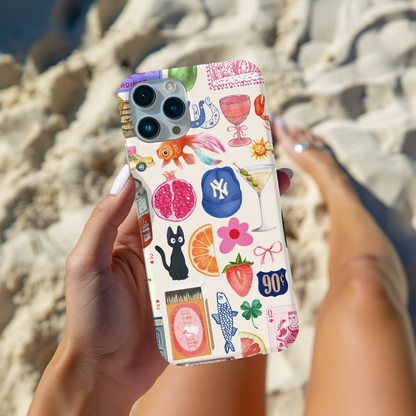 Cool Girl Collage Phone Case