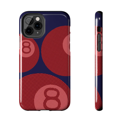 8-Ball Red & Blue Phone Case