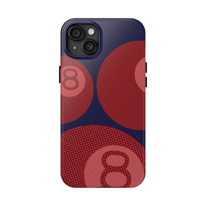 8-Ball Red & Blue Phone Case