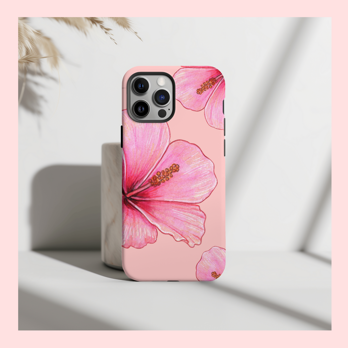 Hibiscus Paradise Pink Phone Case