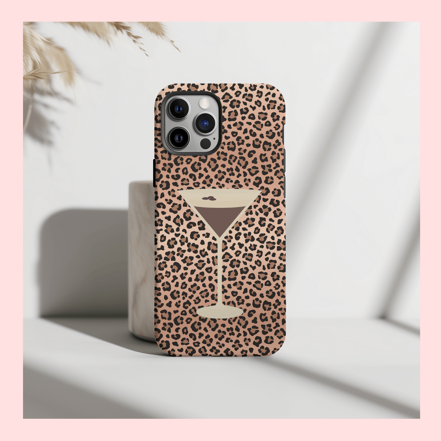 Espresso Martini Cheetah Case