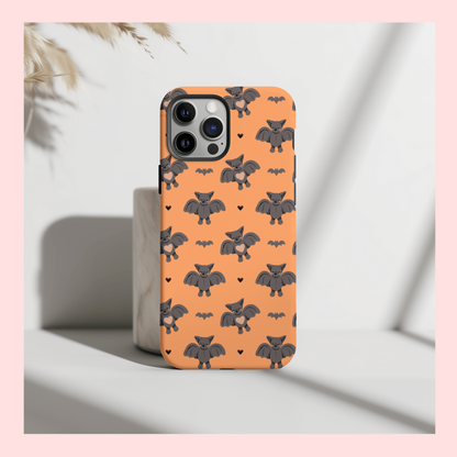 Batty for You (Orange) Phone Case