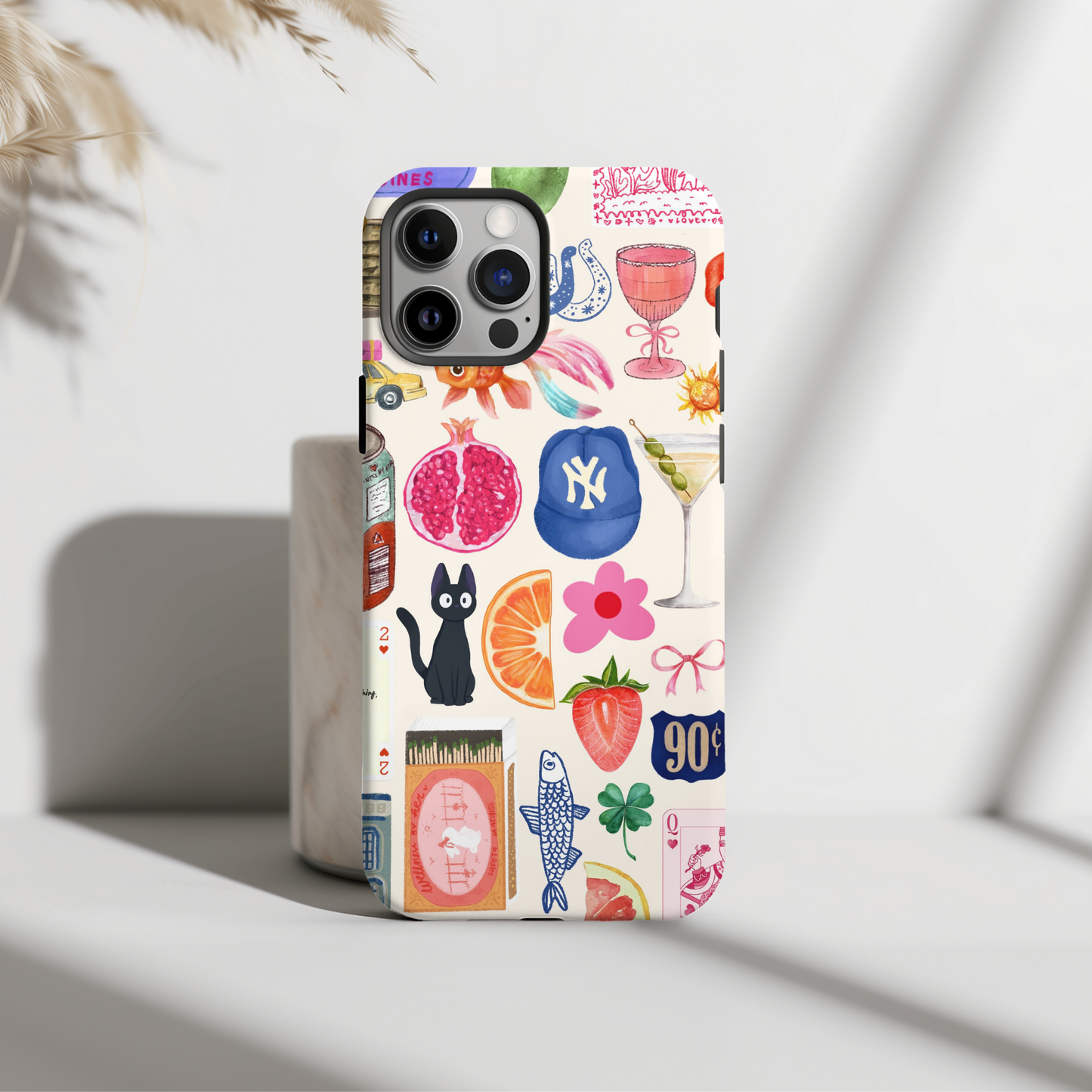 Cool Girl Collage Phone Case