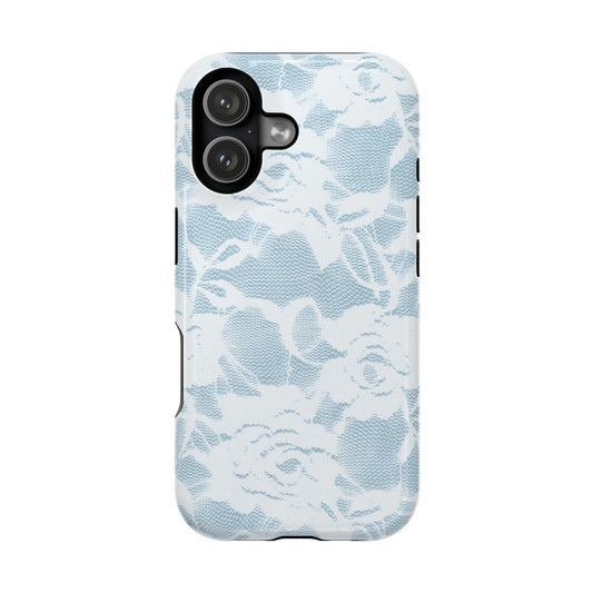 Misty White Lace Pattern Case