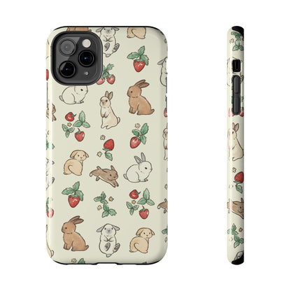 Bunny Berry Garden Phone Case