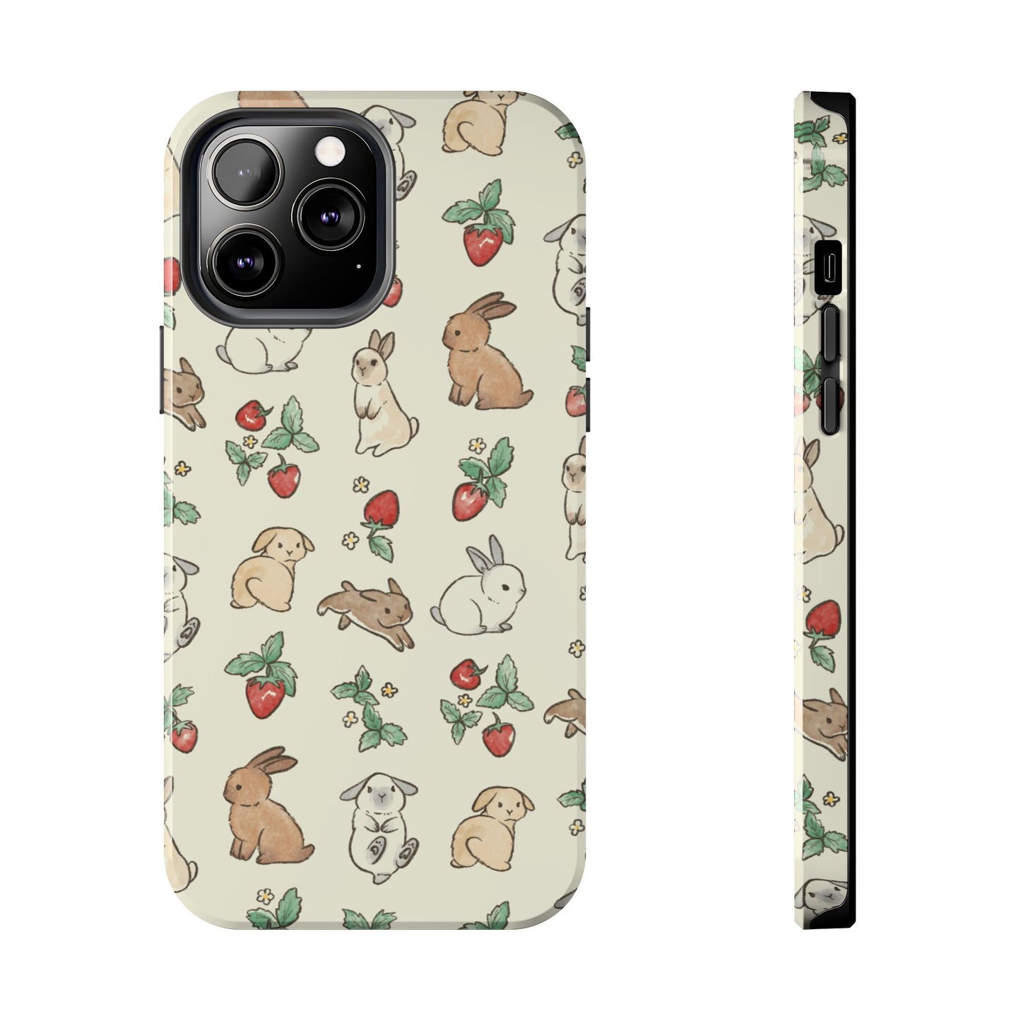 Bunny Berry Garden Phone Case
