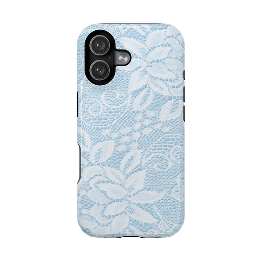 Skye White Lace Pattern Case